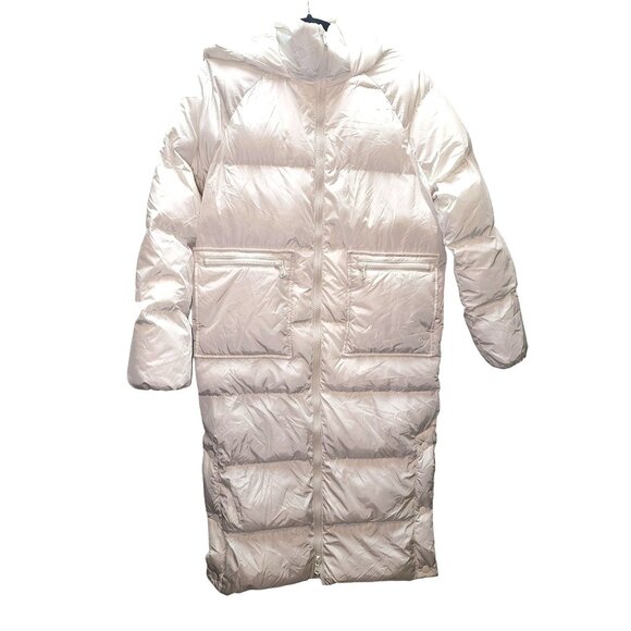 Calia Women's Outerwear Longline Snap Hooded Puffer Jacket, NWOT, Sz XS - Picture 2 of 10